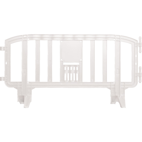Barricade Movit, Emboîtables, 78" lo x 39" h, Blanc MAS Chibougamau