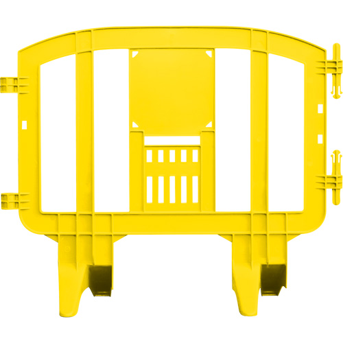 Minit Barricade, Interlocking, 49" L x 39" H, Yellow MAS Chibougamau