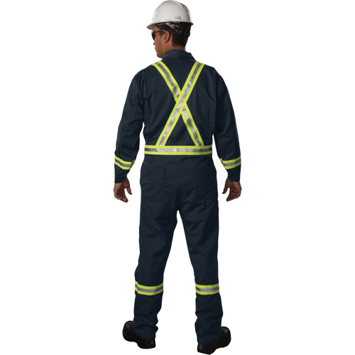 Combinaison non doubl&eacute;e Westex UltraSoft, Taille 34/36, Bleu marine, 12,4 cal/cm2 MAS Chibougamau
