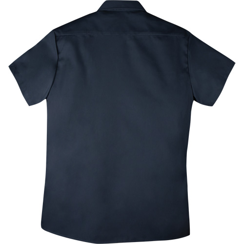 Chemise de travail &agrave; manches courtes en tissu crois&eacute; avec boutons-pression, Hommes, Moyen (grande taille), Bleu marin MAS Chibougamau