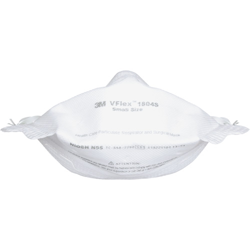 Respirateur et masque chirurgical VFlex contre les particules en sant&eacute;, N95, Certifi&eacute; NIOSH, Petit MAS Chibougamau