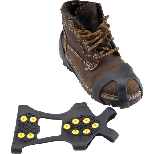 Semelles antid&eacute;rapantes et anti&eacute;tincelles pour la glace, Laiton, Traction Crampon, Moyen MAS Chibougamau