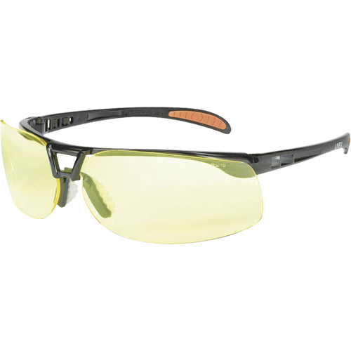 Prot&eacute;g&eacute; Safety Glasses with HydroShield Lenses, Amber Lens, Anti-Fog/Anti-Scratch, ANSI Z87+ MAS Chibougamau