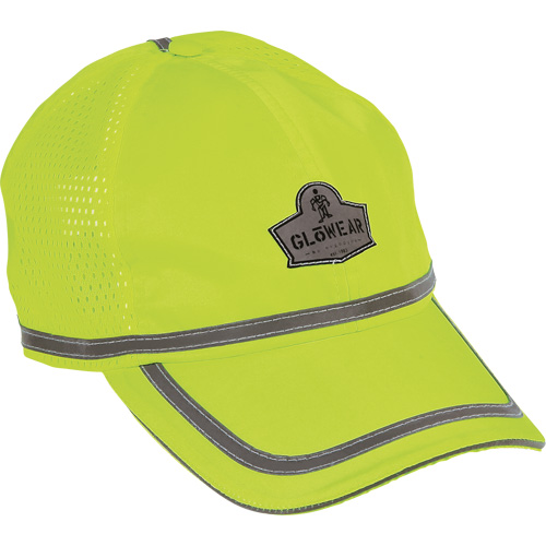 Casquette de baseball haute visibilit&eacute; GloWear 8930, Jaune lime haute visibilit&eacute;, Polyester MAS Chibougamau