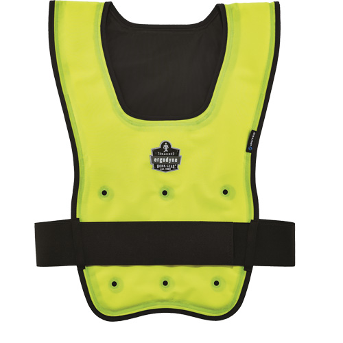 Veste refroidissante &agrave; &eacute;vaporation s&egrave;che &eacute;conomique Chill-Its 6687, Grand/T-Grand, Jaune lime haute visibilit&eacute; MAS Chibougamau