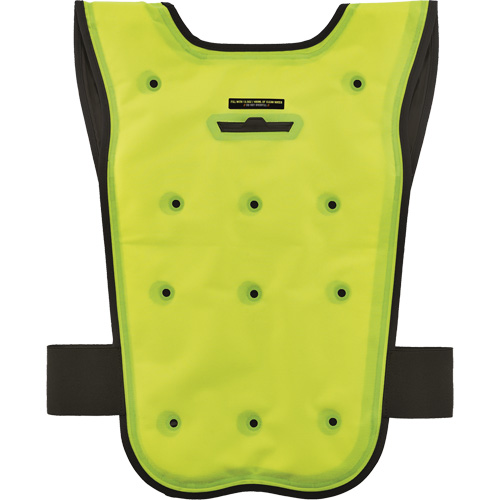 Veste refroidissante &agrave; &eacute;vaporation s&egrave;che &eacute;conomique Chill-Its 6687, Grand/T-Grand, Jaune lime haute visibilit&eacute; MAS Chibougamau