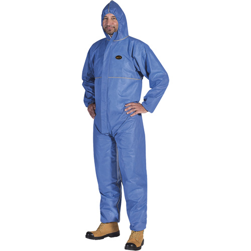 2075 Combinaisons jetables ignifuges SMS, Taille Petit, Bleu MAS Chibougamau