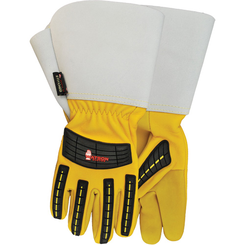 5782G Storm Trooper Gloves, Medium, Cowhide Palm, Gauntlet Cuff MAS Chibougamau