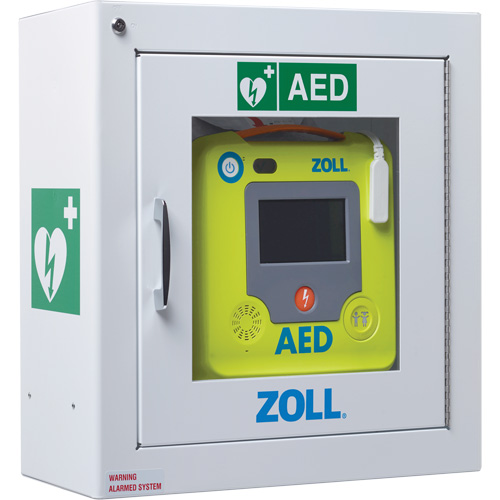 Standard Surface-Mounted AED Wall Cabinet, Zoll AED 3 For, Non-Medical MAS Chibougamau