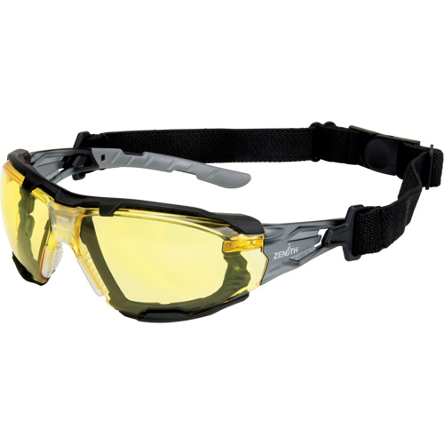 Lunettes de s&eacute;curit&eacute; s&eacute;rie Z2900 avec joint en mousse, Lentille Ambr&eacute;e, Anti-&eacute;gratignures, ANSI Z87+/R&eacute;pond ou surpasse la norme CSA Z94.3 MAS Chibougamau