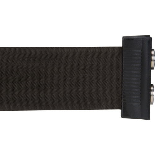 Wall Mount Barrier with Magnetic Tape, Steel, Screw Mount, 7', Black Tape MAS Chibougamau