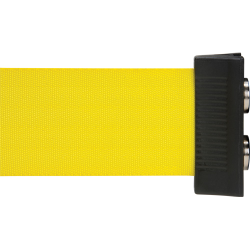 Cassette de ruban magn&eacute;tique pour barri&egrave;re de contr&ocirc;le des foules personnalis&eacute;e, Attention ne pas entrer, 7', Ruban Jaune MAS Chibougamau