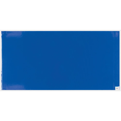 Peel-Away Cleanroom Mats & Frame Kit, 1.57 mils Thick, 24" W, 3' L x Blue MAS Chibougamau