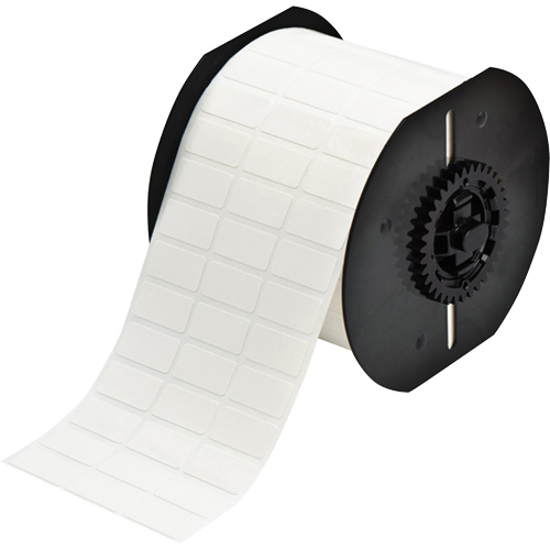 &eacute;tiquettes adh&eacute;sives repositionnables de s&eacute;rie B33, Vinyle, 1" lo x 0,5" h, Blanc MAS Chibougamau