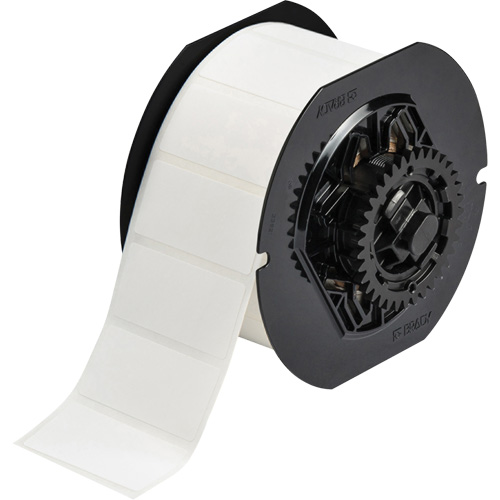 &eacute;tiquettes pour imprimante de s&eacute;rie B33, Papier, 2" lo x 1" h, Blanc MAS Chibougamau