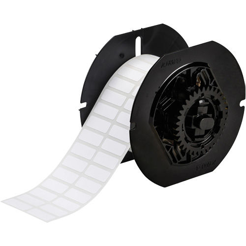 &eacute;tiquettes pour laboratoire r&eacute;sistant aux produits chimiques de s&eacute;rie B33, Polyester, 1" lo x 0,375" h, Blanc MAS Chibougamau