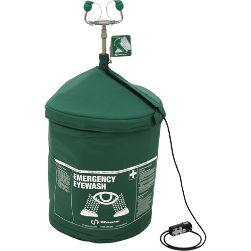Douche oculaire d'urgence portative en mat&eacute;riau tremp&eacute;, Pressuris&eacute;, Capacit&eacute; 15 gal., Conformit&eacute; ANSI Z358.1 MAS Chibougamau