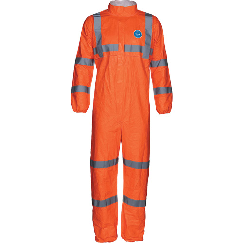 HV High Visibility Coveralls with Collar, Small, Orange, Tyvek&reg; 500 MAS Chibougamau