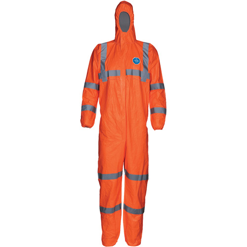 HV High Visibility Coveralls with Hood, Small, Orange, Tyvek&reg; 500 MAS Chibougamau