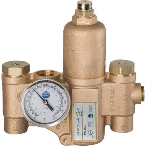 Robinet mitigeur thermostatique pour luminaires durgence Navigator EFX20, 30 gal./min MAS Chibougamau