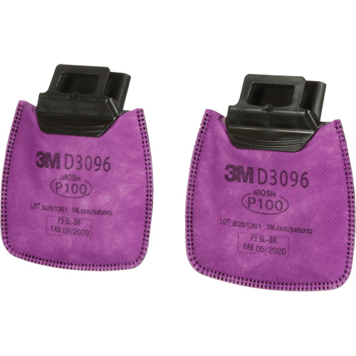 Filtre Secure Click, Filtre contre les particules avec suppresion de vapeurs nuisibles, Gaz acide/P100 MAS Chibougamau