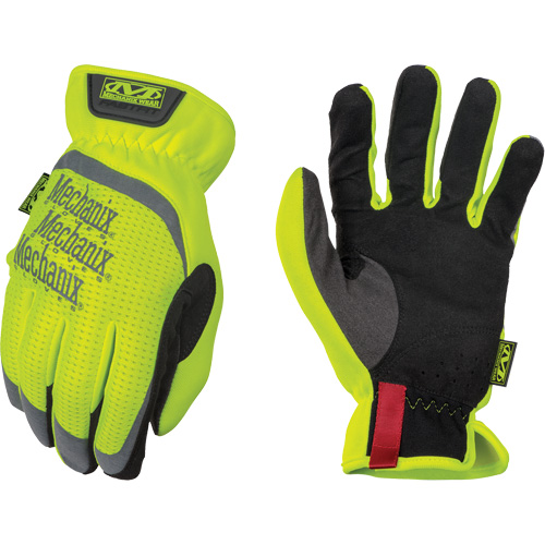 Gants de travail FastFit &agrave; haute visibilit&eacute;, Paume Synth&eacute;tique, Taille T-Grand/11 MAS Chibougamau