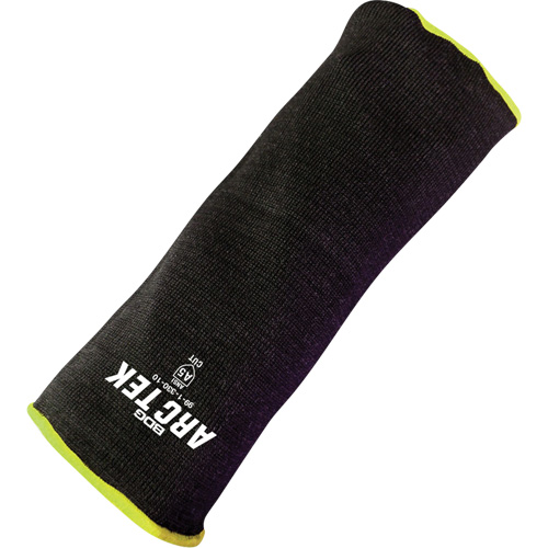 Arc Tek Cut Resistant Sleeve, Polyethylene/Steel, 10", ASTM ANSI Level A5, Black MAS Chibougamau