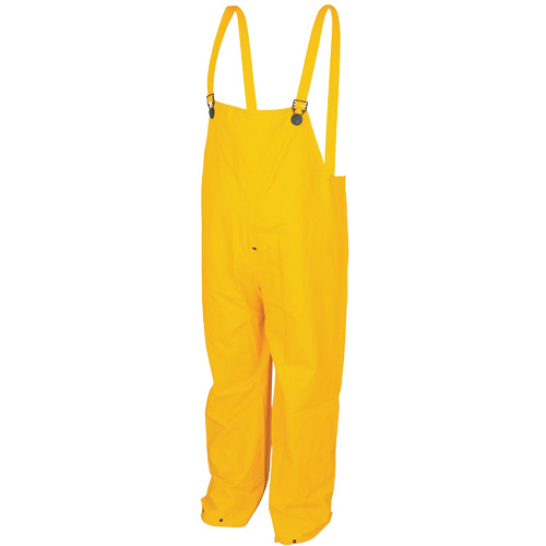 Pantalons &agrave; bavette imperm&eacute;ables de s&eacute;rie classique, Grand, Polyester/PVC, Jaune MAS Chibougamau