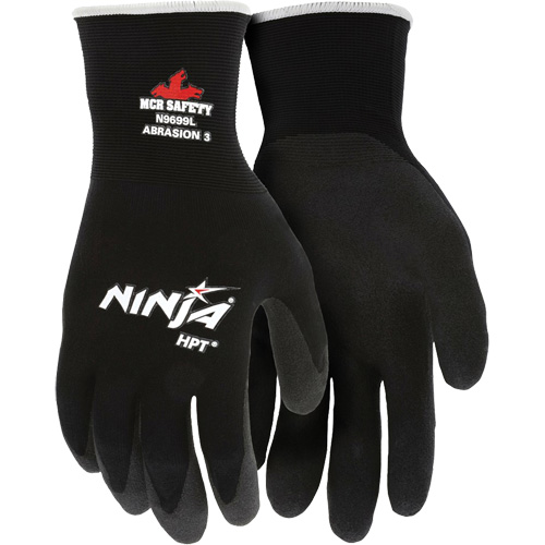 Gants enduits Ninja, Grand, R&ecirc;vetement HPT, Calibre 15, Enveloppe en Nylon MAS Chibougamau