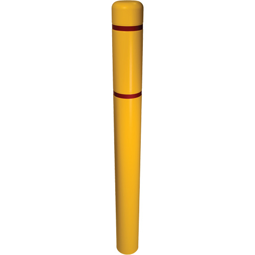 Couvre-bollard, 6" dia. x 52" l, Jaune MAS Chibougamau