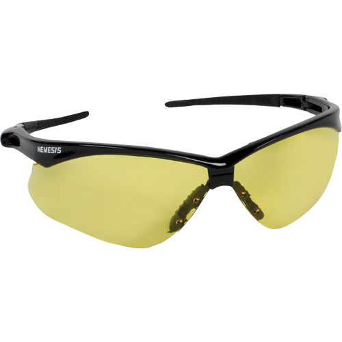 KleenGuard Nemesis Safety Glasses, Amber Lens, ANSI Z87+/Meets/Exceeds CSA Z94.3 MAS Chibougamau