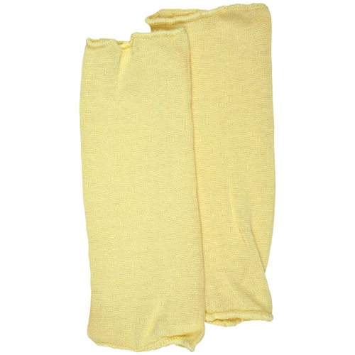 Cut Pro&reg; Single Ply Cut Resistant Sleeve, Kevlar&reg;, 10", ASTM ANSI Level A2, Yellow MAS Chibougamau