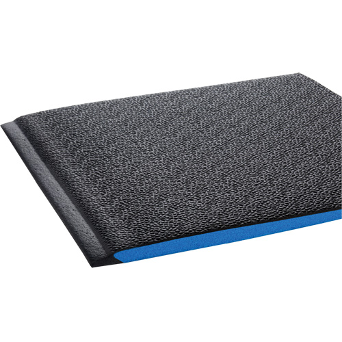 Wear-Bond Comfort-King Ergonomic Mats, Pebbled, 2' x 3' x 9/16", Black, Vinyl Foam MAS Chibougamau