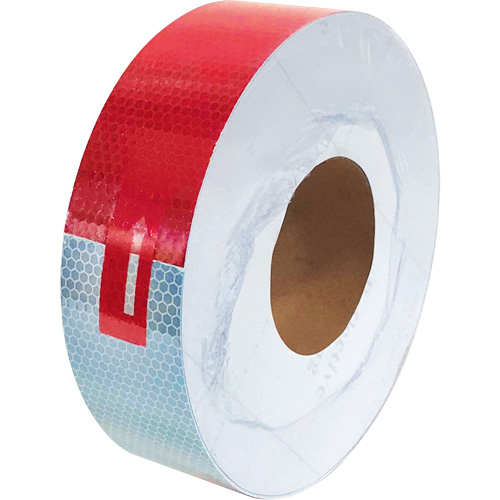 Conspicuity Tape, 2" W x 150' L, Red & White MAS Chibougamau