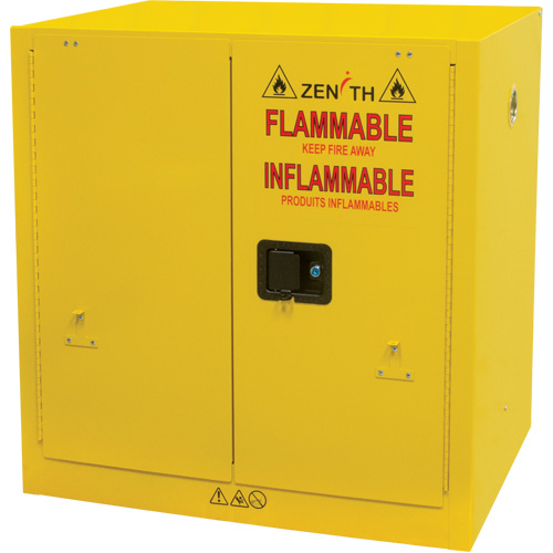 Flammable Storage Cabinet, 22 gal., 2 Door, 35" W x 35" H x 22" D MAS Chibougamau