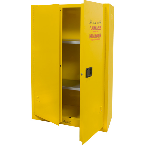 Armoire pour produits inflammables, 45 gal., 2 Porte(s), 43" La x 65" h x 18" p MAS Chibougamau