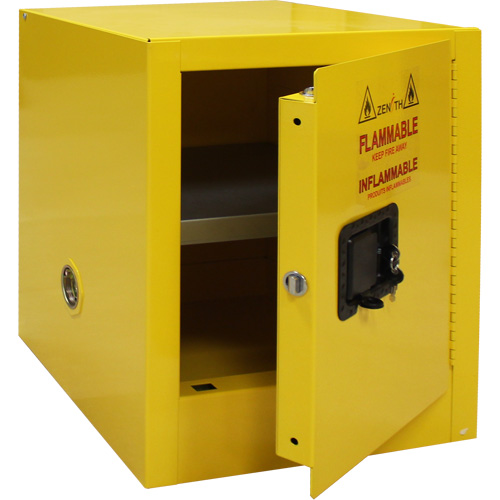 Flammable Storage Cabinet, 4 gal., 1 Door, 17" W x 22" H x 18" D MAS Chibougamau