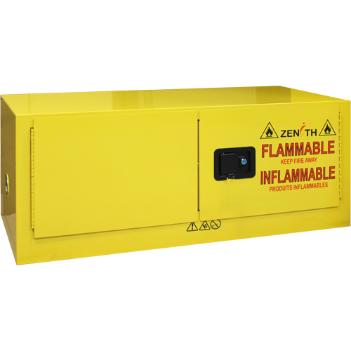 Flammable Storage Cabinet, 12 gal., 2 Door, 43" W x 18" H x 18" D MAS Chibougamau