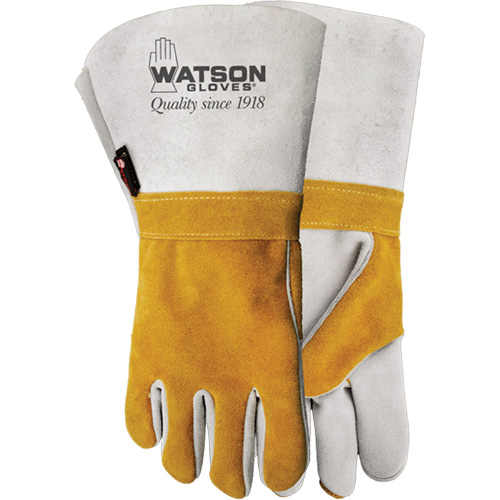 Wopper Welder's Gloves, Split Cowhide, Size 10 MAS Chibougamau