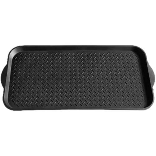 Boot Tray, Plastic, Black, 19" L x 39" W MAS Chibougamau