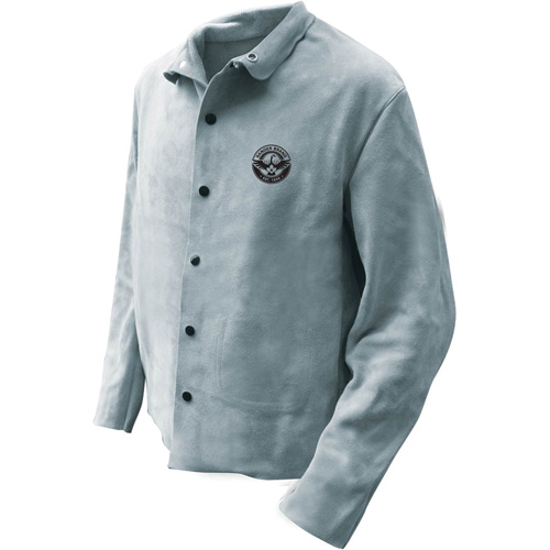 Welder Jacket, Leather, 5X-Large, Grey MAS Chibougamau