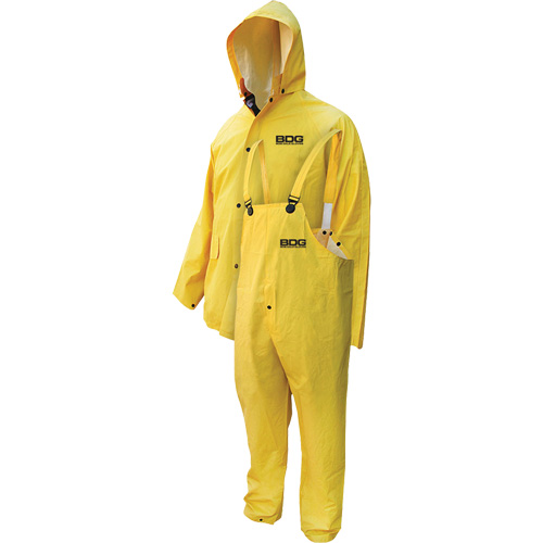 Deny 3-Piece FR Rainwear Suit, 5X-Large, Yellow MAS Chibougamau