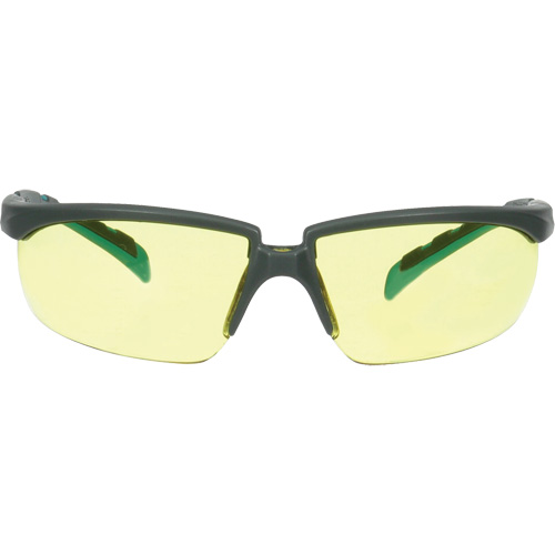 Lunettes de s&eacute;curit&eacute; de la s&eacute;rie Solus 2000, Lentille Ambr&eacute;e, Antibu&eacute;e/Anti-&eacute;gratignures, ANSI Z87+ MAS Chibougamau