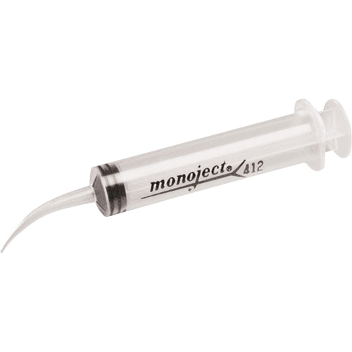 Monoject&reg; 412 Curved Tip Irrigating Syringes, 12 cc MAS Chibougamau