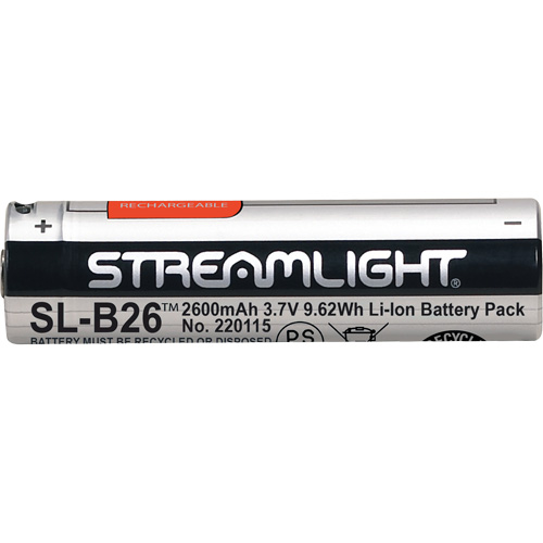 SL-B26&reg; Rechargeable USB Battery Pack, 18650, 3.7 V MAS Chibougamau
