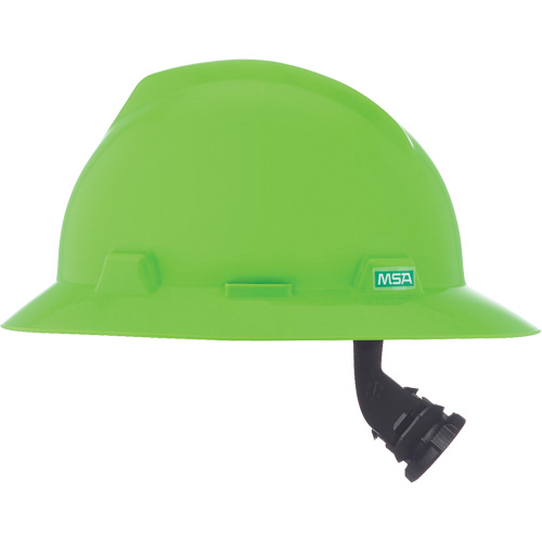 Casque de s&eacute;curit&eacute; &agrave; fente et bordure compl&egrave;te V-Gard, R&eacute;pond aux normes CSA type 1, Suspension Rochet, Non ventil&eacute; MAS Chibougamau