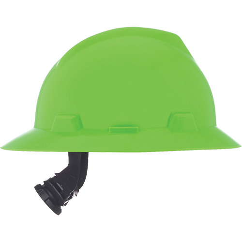 Casque de s&eacute;curit&eacute; &agrave; fente et bordure compl&egrave;te V-Gard, R&eacute;pond aux normes CSA type 1, Suspension Rochet, Non ventil&eacute; MAS Chibougamau