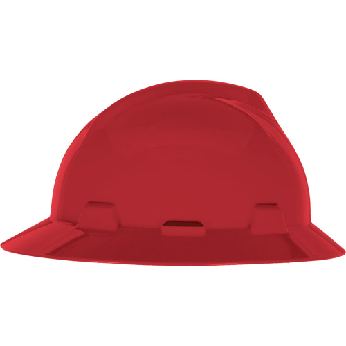 Casque de s&eacute;curit&eacute; &agrave; fente et bordure compl&egrave;te V-Gard, Suspension &agrave; douille, Non ventil&eacute; MAS Chibougamau