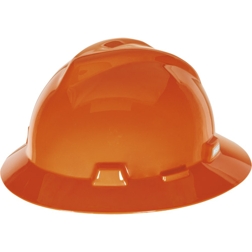 Casque de s&eacute;curit&eacute; &agrave; fente et bordure compl&egrave;te V-Gard, Suspension &agrave; douille, Non ventil&eacute; MAS Chibougamau