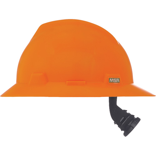 Casque de s&eacute;curit&eacute; &agrave; fente et bordure compl&egrave;te V-Gard, R&eacute;pond aux normes CSA type 1, Suspension Rochet, Non ventil&eacute; MAS Chibougamau